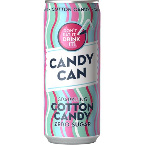Candy Can Cotton Candy Drink 330ml - (Pack of 12)