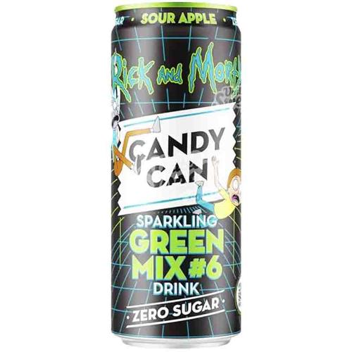 Candy Can Green Rick and Morty 330ml - (Pack of 12)