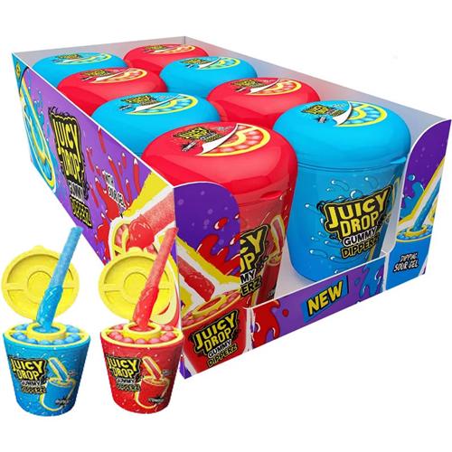 Bazooka Juicy Drop Gummy Diperz 96g - (Pack of 8)