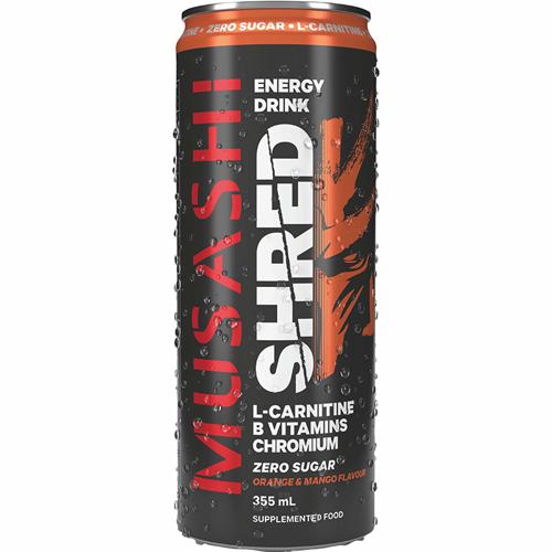 Musashi Shred Energy Orange & Mango 355ml - (Pack of 12)