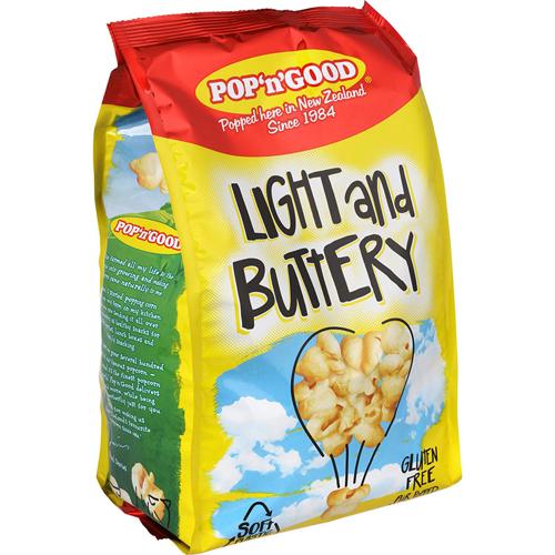 Pop N Good Light & Butter Popcorn 150gm - (Pack of 8)