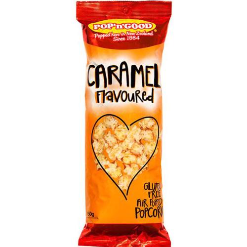 Pop N Good Caramel Popcorn 150gm - (Pack of 16)