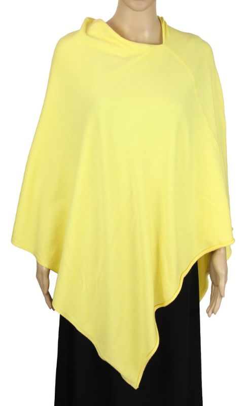 Stretch Poncho - Amy Solid Colour (Yellow)