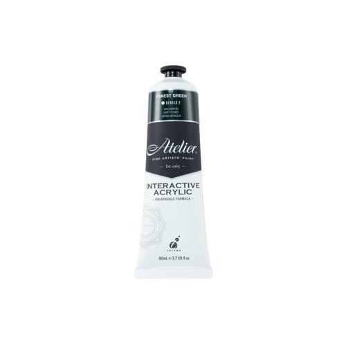 Atelier Acrylic Interactive Paints 80ml Forest Green