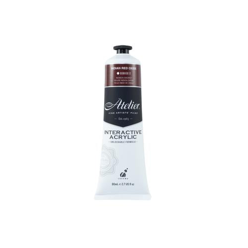 Atelier Acrylic Interactive Paints 80ml Indian Red Oxide