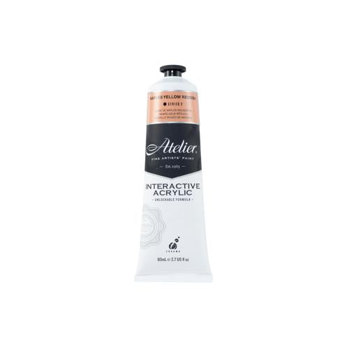 Atelier Acrylic Interactive Paints 80ml Naples Yellow Reddish