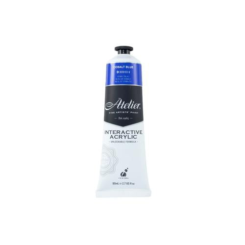 Atelier Acrylic Interactive Paints 80ml Cobalt Blue