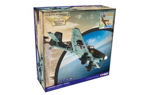 Diecast Aircraft - Corgi - 1/72 Junkers JU87b-1 Stuka