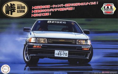 Plastic Kitsets - Fujimi - 1/24 Toyota AE86 Levin wCarbon