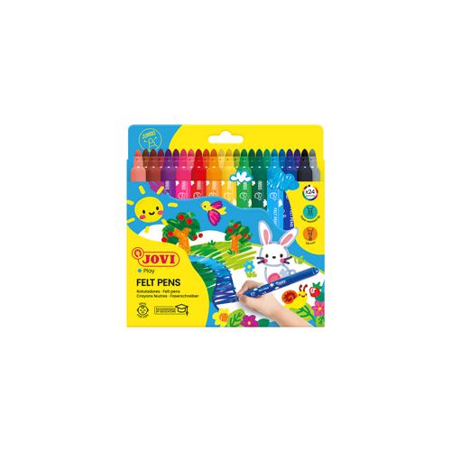 Jovi Washable Maxi Felt-Tip Pen 24 Pack