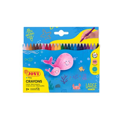 Jovi Hexagonal Crayon 24 Pack