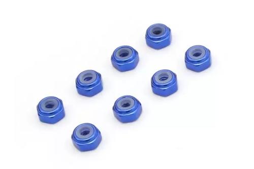 Kyosho Part - MZ Alum Nylock Nut Blue (8)