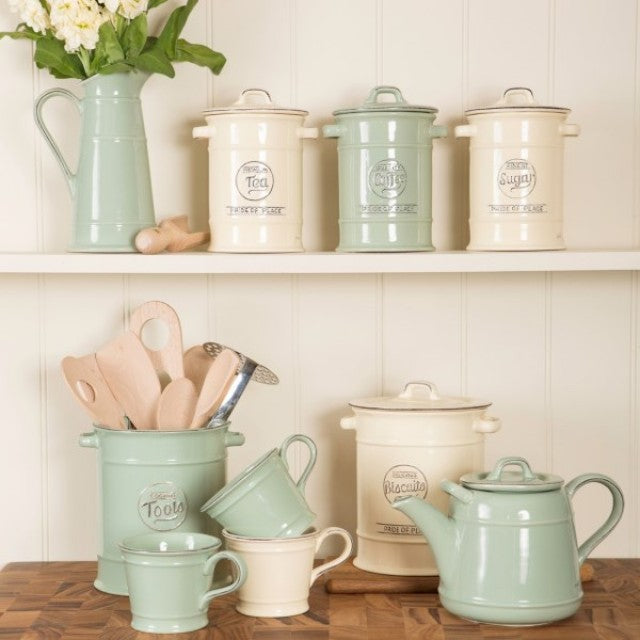 Tea Canister / Jar Pride of Place Green