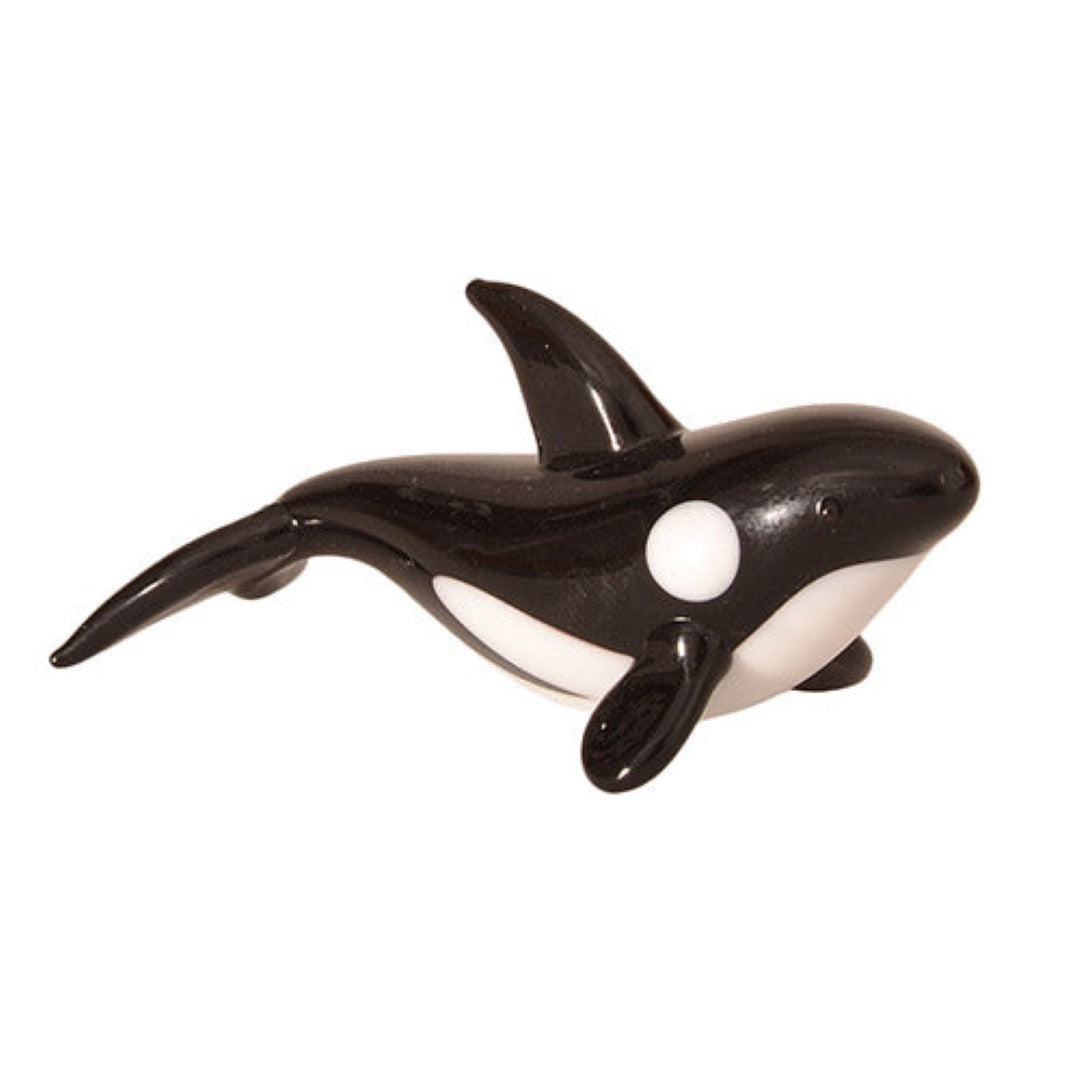 Ornament - Small Glass Orca (77 x  3.6cm) - Smartfox