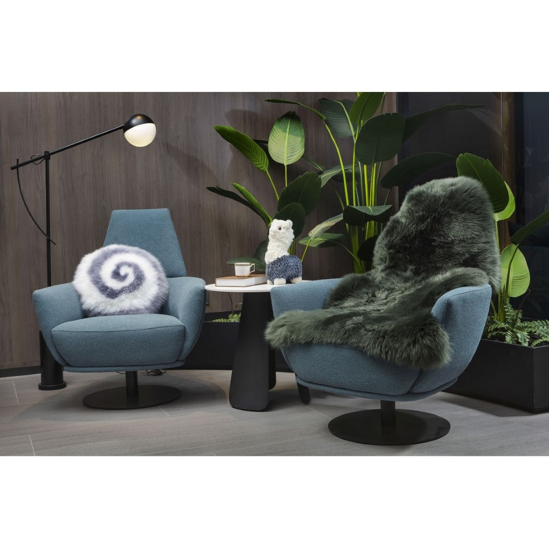 Kaikoura Long Wool Single Nz Sheepskin - Thyme (60 X 90cm)