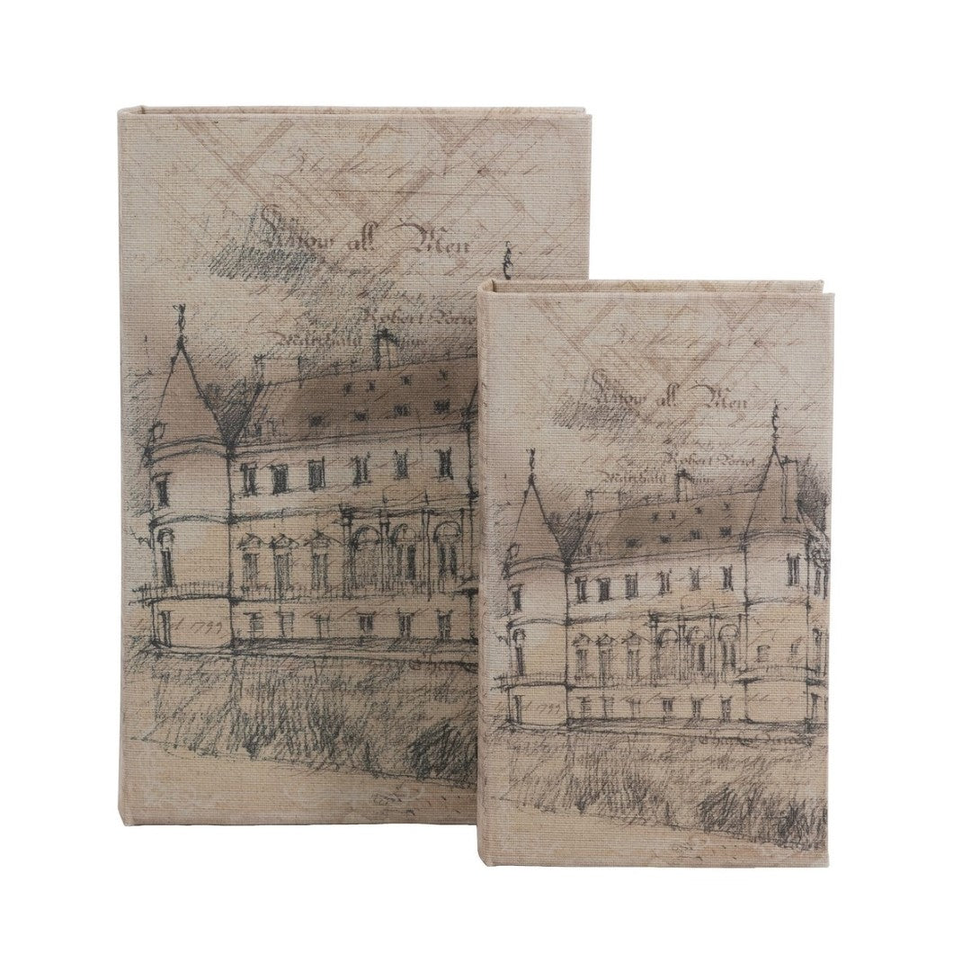 Book Box - Set Of 2 (18 X 7 X 27cm)