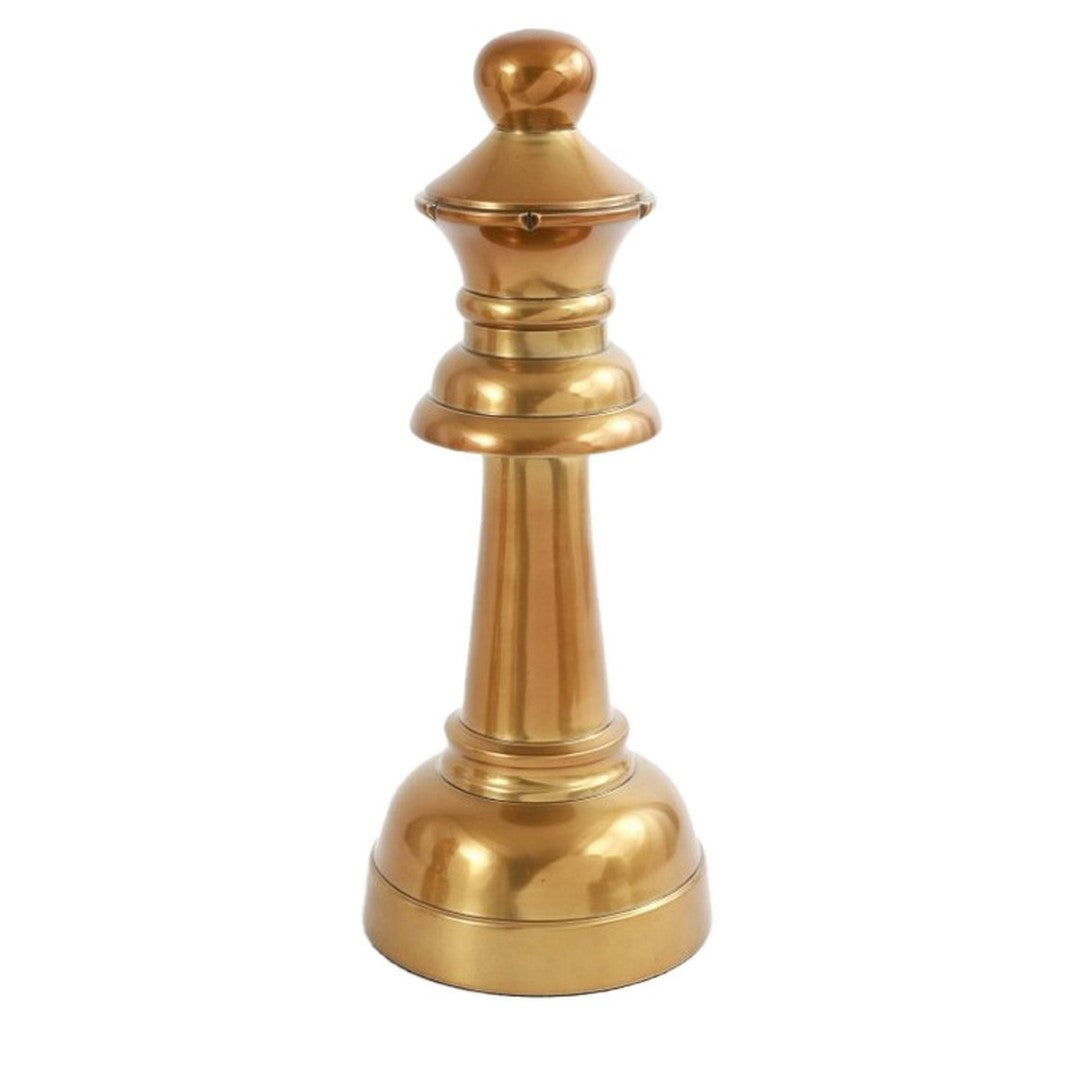 Ornament - Aluminium / Brass Queen (13 X 13 X 33cm)