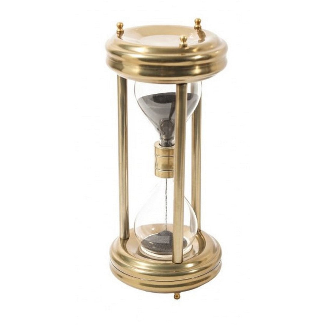 Sand Timer - Antique Aluminium (14 X 14 X 33cm)