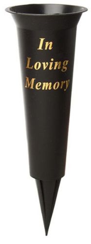 Polyvase Memorial Vase Black