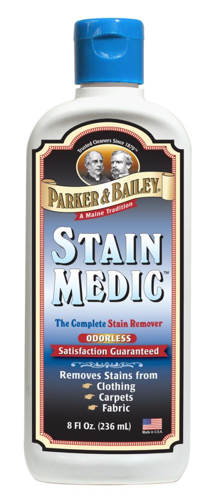 Stain Medic by Parker & Bailey: Effective stain removal solution for clothes and upholstery, tackling old and new stains.