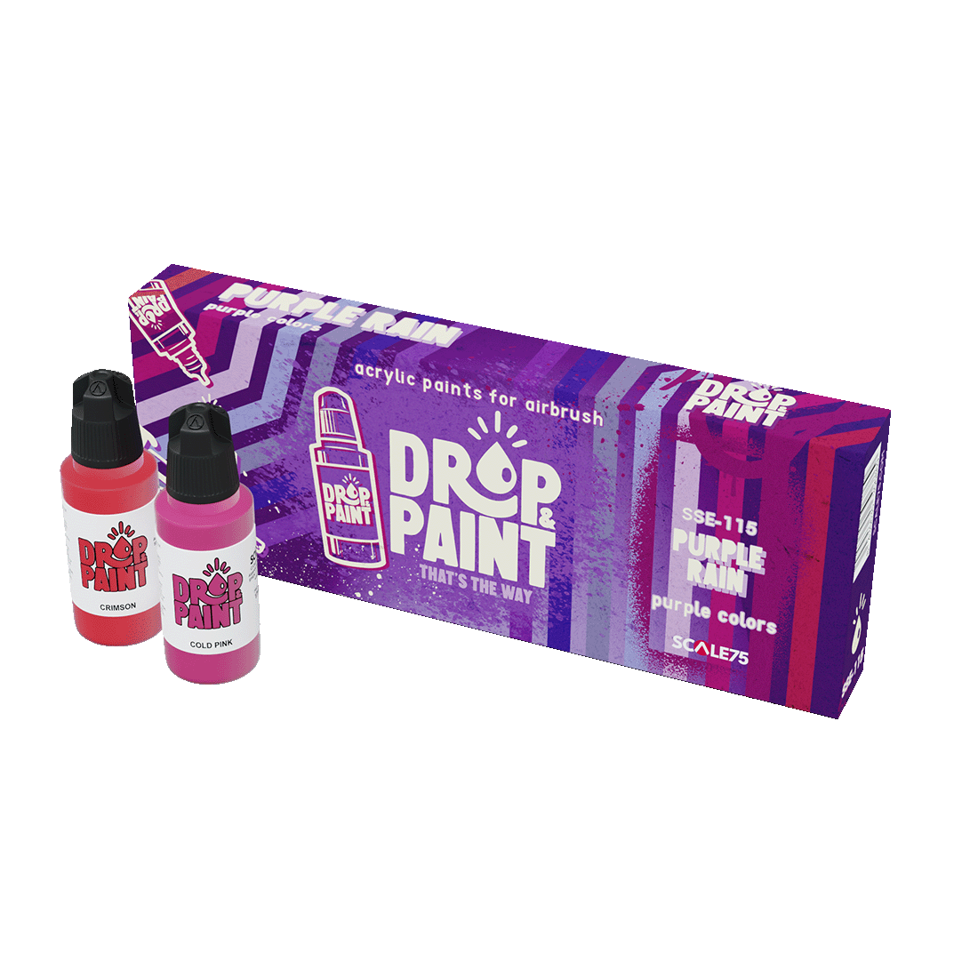 Scale 75 - Drop and Paints - Purple Rain Paint Set