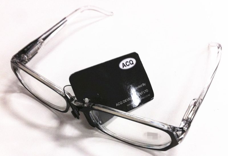 Plastic Reading Glasses - Black + 2.00 (Each)