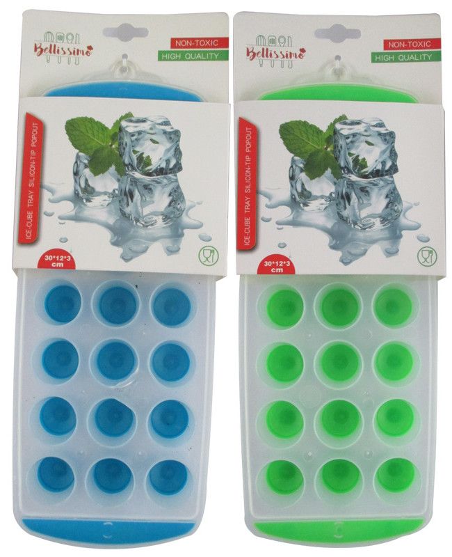 Ice Cube Tray - Silicon Tip Popout (Set Of 6)