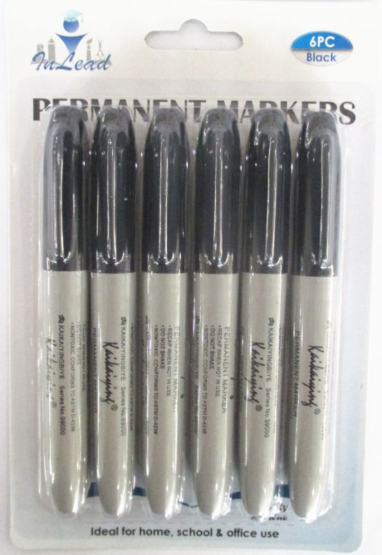 Permanent Marker - Black (72pcs)