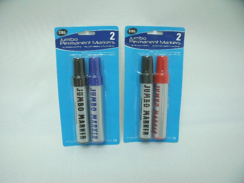 Jumbo Permanent Markers (12pcs)