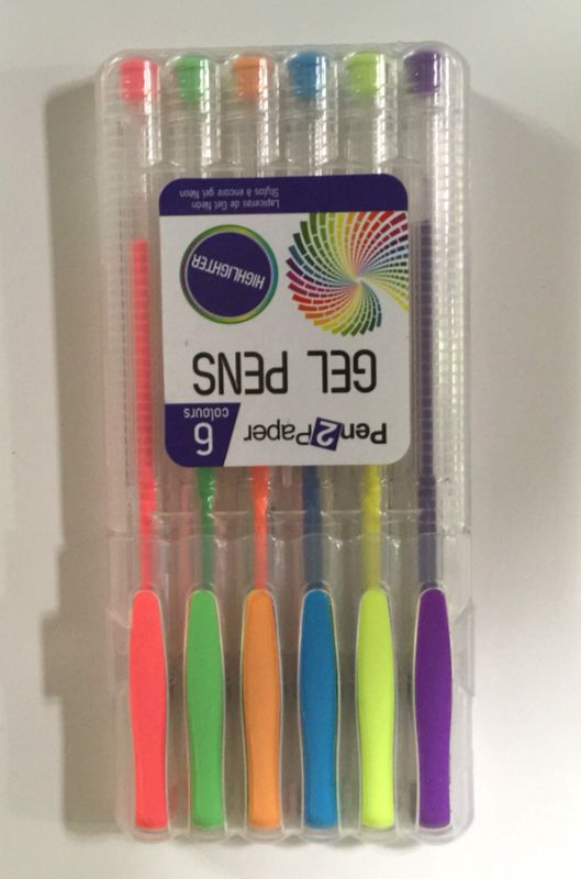 Gel Pens (Set Of 6)