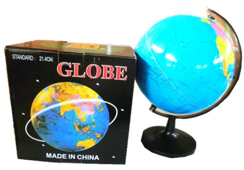 Globe With Stand (21.5cm0