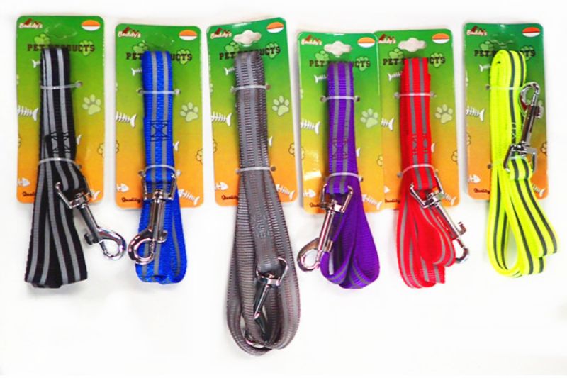 Dog Lead - 1.5cm X 1.2m (Set Of 6 Assorted)