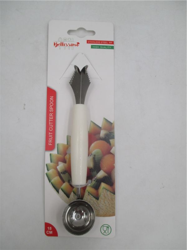 Fruit Cutter Spoon - 17.8 X 3cm (Set Of 4)
