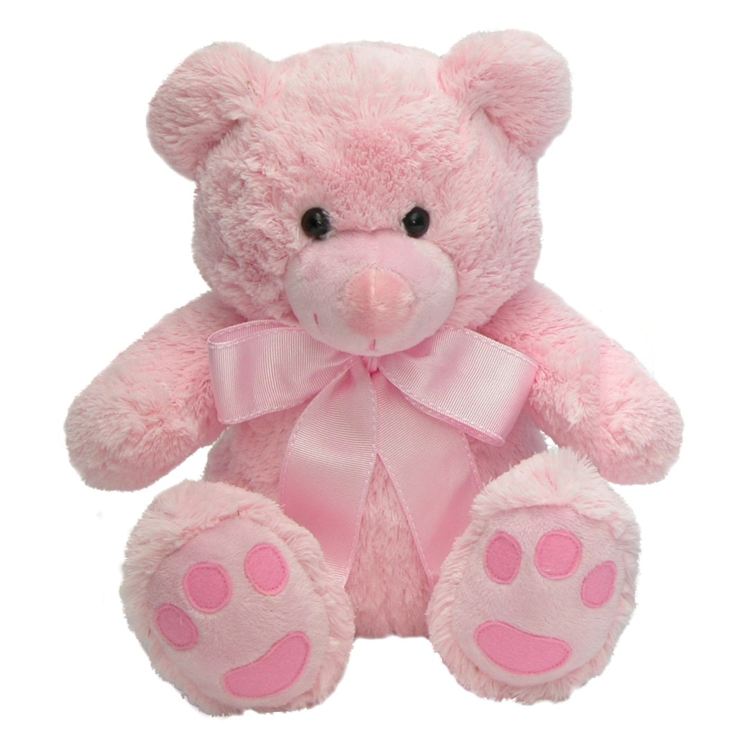 Roly Bear. Pink. 39cm high.