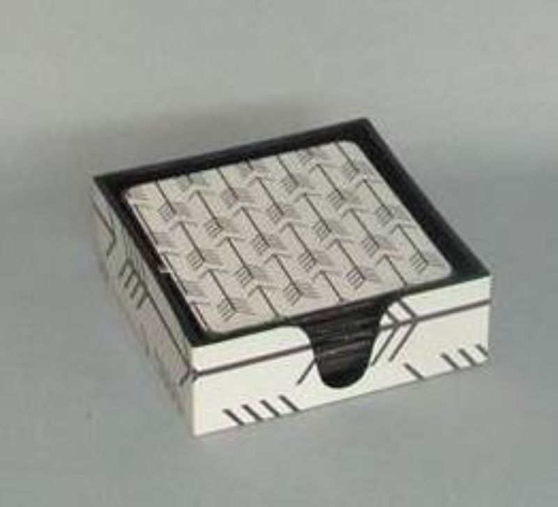 Coaster With Basket - Arrows 11cm (Set Of 6)