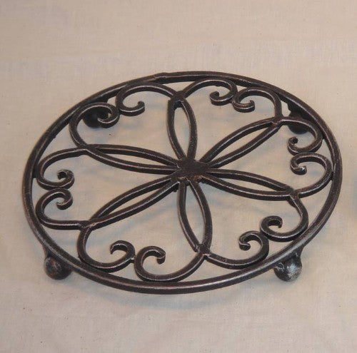 Trivet - Black with Silver & Gold