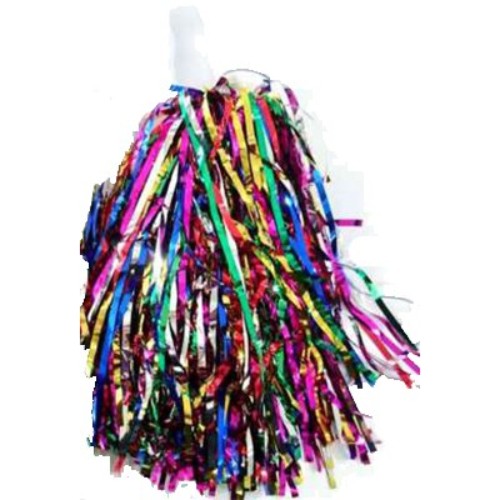 Colorful pom poms in rainbow hues, perfect for crafting, DIY projects, and adding vibrant touches to decor.