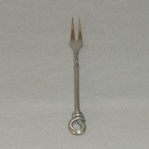Fork - 14cm Chrome Twisted Handle Olive