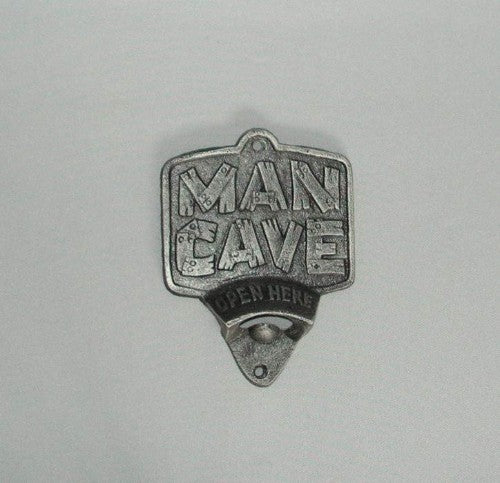 Bottle Opener -11x15cm Man Cave