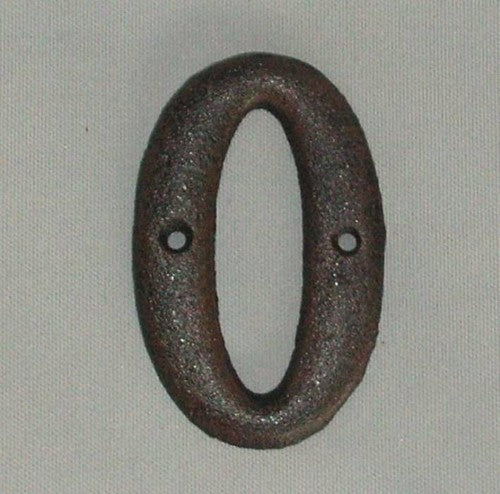 Letter Box Numbers - House Number - Number 0