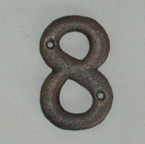 Letter Box Numbers - House Number - Number 8