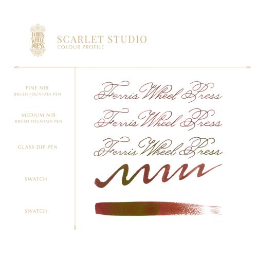 Burnt Sienna Fountain Pen Ink Ferris Wheel Press Scarlet Studio 38ml