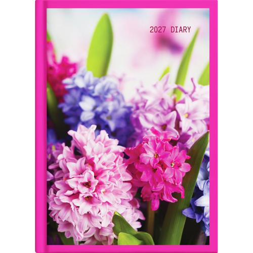 2027 Day Per Page Diary Hardcover With Ribbon Marker