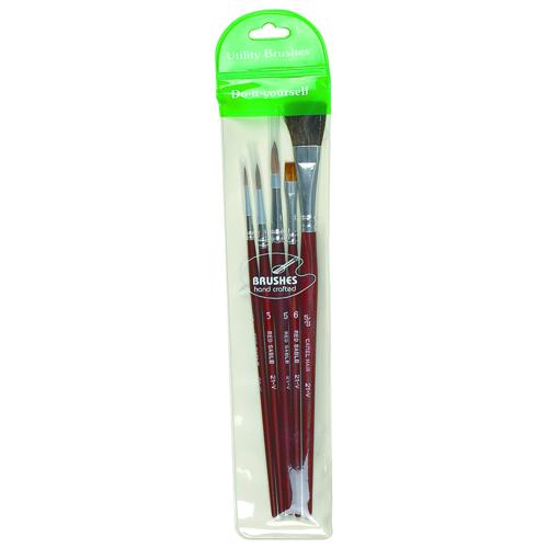 Assorted Artists Paint Brush Set DAS 21-V Pack of 5