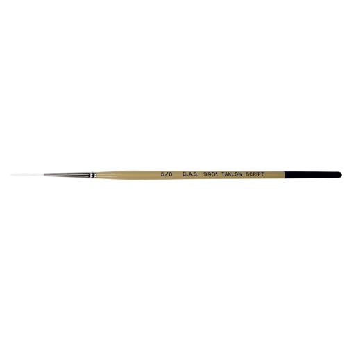 White Taklon Liner Paint Brush DAS S9901 Size 5/0