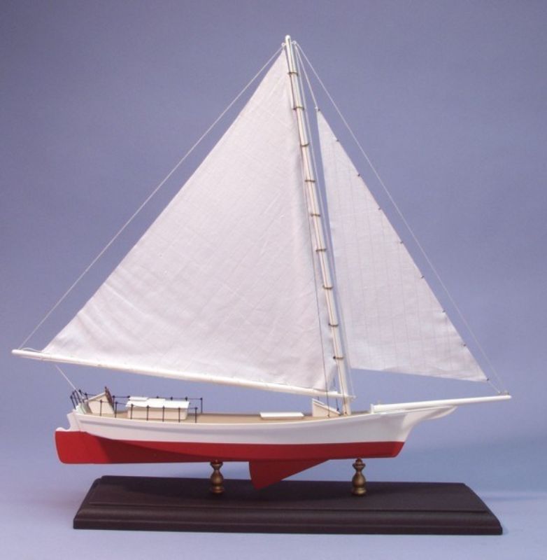 15-inch Skipjack wooden ship model kit featuring intricate details and easy-to-follow instructions for crafting a classic display piece.