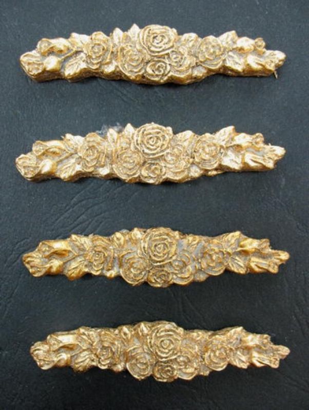 D?©cor Ornament - Gold 67mm (Set of 4)