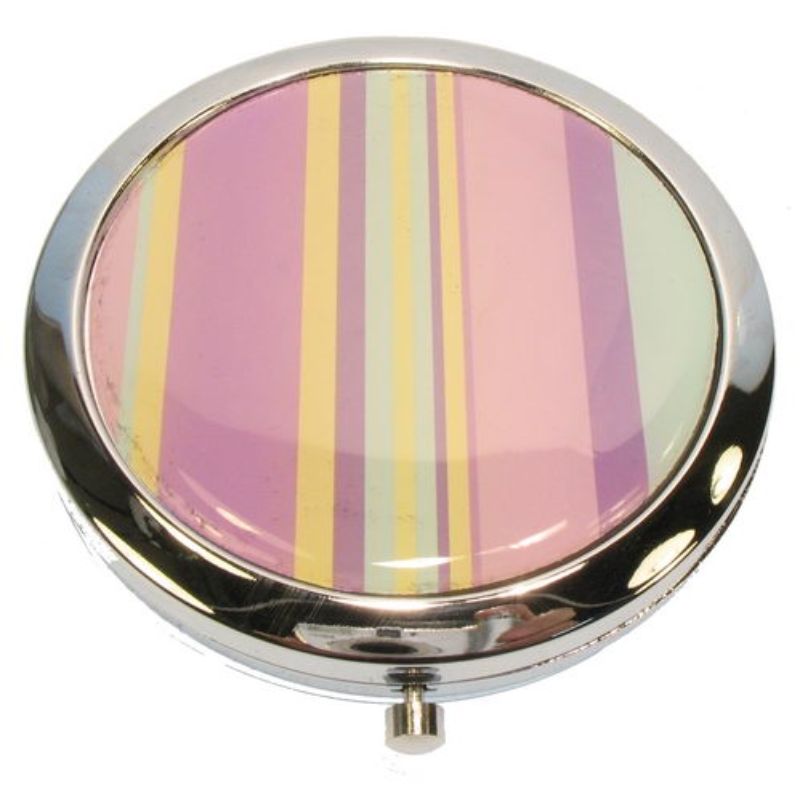 Compact Mirror - Purple Stripes (Set of 2)