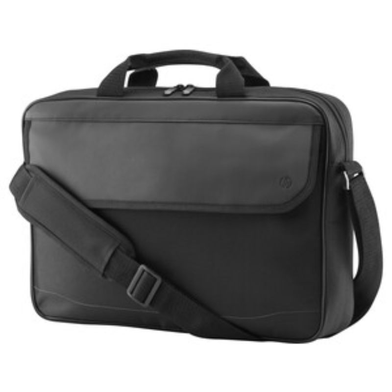HP Prelude 15.6" Laptop Bag - Grey Bump Resistant Case with Padded Compartment & Comfort Strap