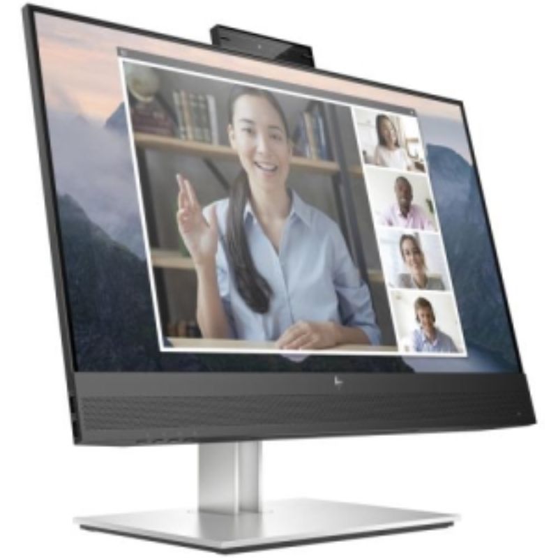 HP E24mv G4 23.8-Inch FHD Conferencing Monitor - 5MP Webcam, Built-in Speakers, 1920x1080